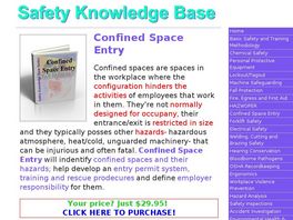 Go to: Entering Confined Spaces Can Have A Deadly Effect.