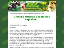 Go to: Organic Gardening