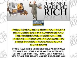 Go to: The Net Made Me Rich!
