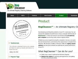 Go to: Regcleanser-an Ultimately Registry Cleaning Software