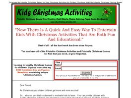 Go to: Kids Christmas Activities And Games