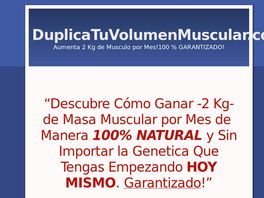 Go to: Duplica Tu Volumen Muscular