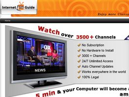 Go to: Internettvguide.tv - Instant access to thousands of Hd Tv channels
