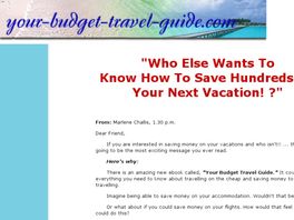 Go to: Your Budget Travel Guide