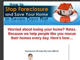 Go to: How To Stop Foreclosure In Seven Days Flat