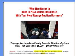 Go to: Storage Auction Wealth - Earn Cash Money From Storage Auctions