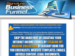 Go to: Signature Business Funnel