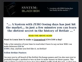 Go to: Black Box Betting System