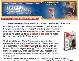 Go to: Scarsdale Low-carb Diet --- 75% Commission!