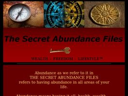 Go to: The Secret Abundance Files.