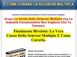 Go to: Sclerosi Multipla: Un Programma Comprovato Scientificamente