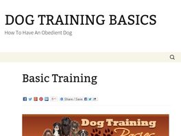 Go to: Dog Training Basics