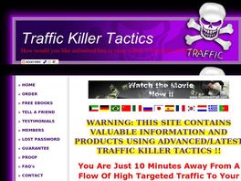 Go to: Advanced Traffic Killer Tactics ::.. Earn 70% Commission