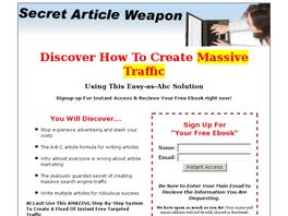 Go to: Secret Article Weapon