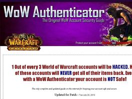 Go to: WoW Authenticator Guide - The Original WoW Account Security Guide