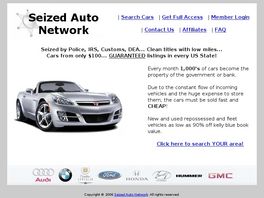 Go to: Seized Auto Network.