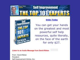 Go to: Self Improvement: The Top 101 Experts.
