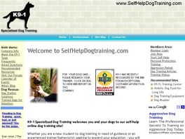 Go to: Dog Training World By K9-1