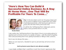 Go to: Self Earning Moms - 50% recurring commissions