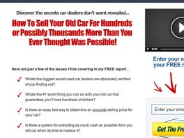 Go to: How To Sell Your Car For More Money!
