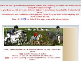 Go to: Popular Worldwide Horse / Pony / Equestrian Classifieds Low Rfnd Rate