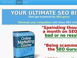 Go to: SEO And Online Marketing Course - 75% Commissions