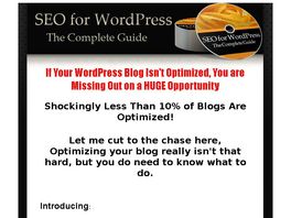 Go to: Brand New! SEO for Wordpress 40 Part Video Series