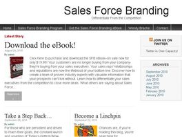 Go to: Sales Force Branding: Differentiate From The Competition