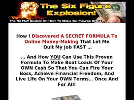 Go to: Six Figure Explosion, Huge Conversions, Great Commision!
