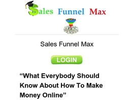 Go to: Sales Funnel Max - No More Wondering - It's Time To ' Find Out'