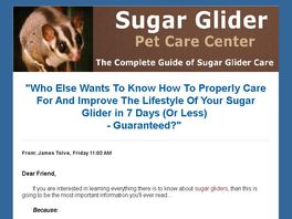 Go to: Sugar Glider Care Made Easy