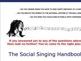 Go to: Social Singing Lessons.