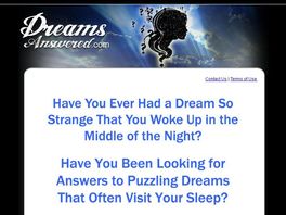Go to: Dreams Answered
