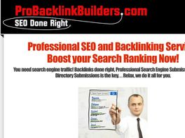 Go to: Pro Backlinking Service With 60% Commission