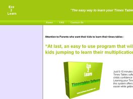 Go to: Easy to Learn Multiplication tables