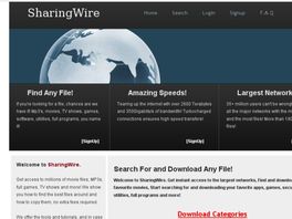 Go to: SharingWire - File Sharing - P2p - Downloads - Earn 75% Each Sale.