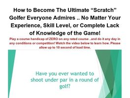 Go to: How To Shoot Par - Scratch Golfer Training Course