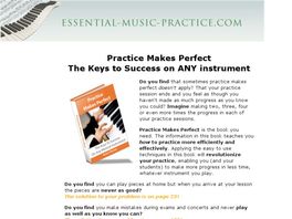 Go to: Practice Makes Perfect: The Keys To Success On Any Instrument.