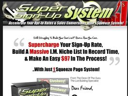Go to: Super Sign-up System - Affiliates Earn 50% Commissions