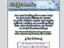 Go to: Site2Calendar: Help Your Website Visitors To Schedule A Return Visit.