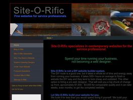 Go to: Site-o-rific: Custom Websites For Building Professionals.