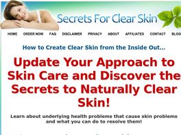 Go to: Clear Skin Secrets - From The Inside Out