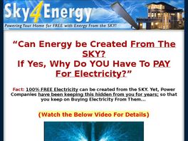 Go to: Sky4energy~ New Free Energy Product~ 100% Commission~ 1st Of Its Kind!