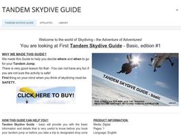 Go to: Tandem Skydive Guide