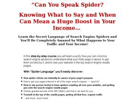 Go to: Learn To Speak Spider Language