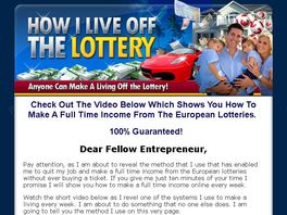 Go to: Live Off The Lottery