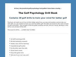 Go to: The Golf Psychology Drill Book.