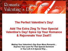 Go to: The Perfect Valentine's Day, Keeping the Romance in your Relationship!