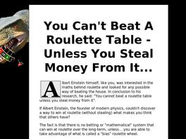 Go to: New Roulette Software - Crazy Conversion Rate