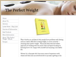 Go to: The Perfect Weight.